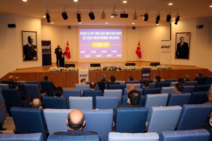 Yozgat’ta İl Afet Risk Azaltma toplantısı yapıldı