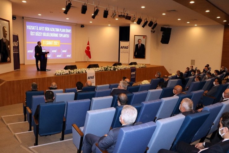 Yozgat’ta İl Afet Risk Azaltma toplantısı yapıldı