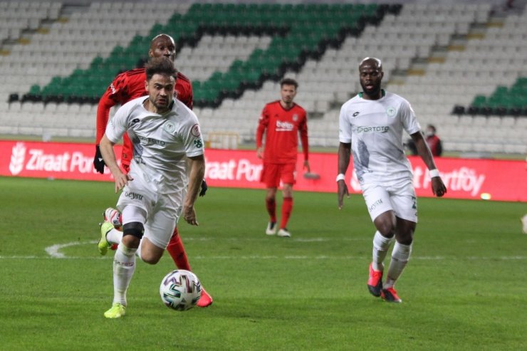 Ziraat Türkiye Kupası: Konyaspor: 1 - Beşiktaş: 1 (Maç sonucu)