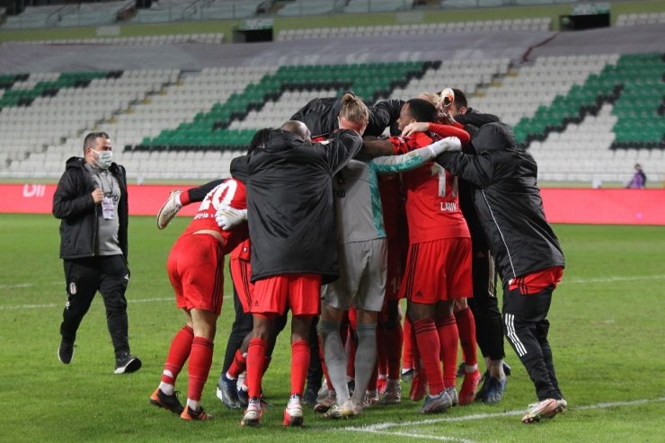 Ziraat Türkiye Kupası: Konyaspor: 1 - Beşiktaş: 1 (Maç sonucu)