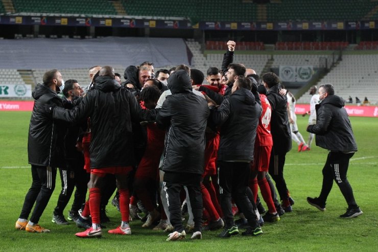 Ziraat Türkiye Kupası: Konyaspor: 1 - Beşiktaş: 1 (Maç sonucu)