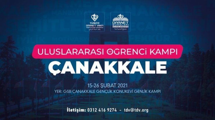 Türkiye Diyanet Vakfından 225 uluslararası öğrenciye yarıyıl kampı