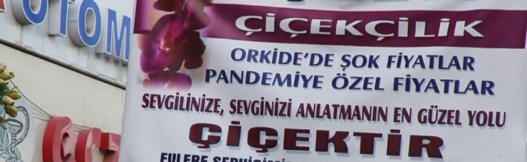 Sevgililer gününe çiçekçilerden ‘Pandemi’ indirimi