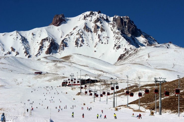 Erciyes sömestrde 40 bin turist ağırladı