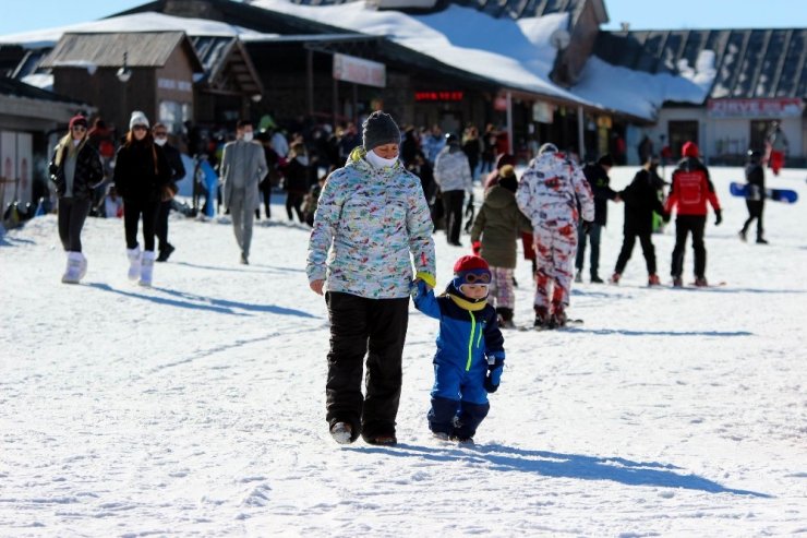 Erciyes sömestrde 40 bin turist ağırladı