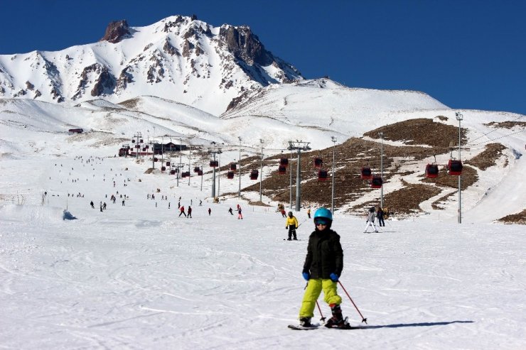 Erciyes sömestrde 40 bin turist ağırladı