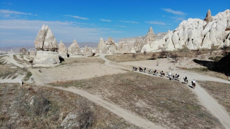 Kapadokya’da Sevgililer Günü yoğunluğu yaşanıyor