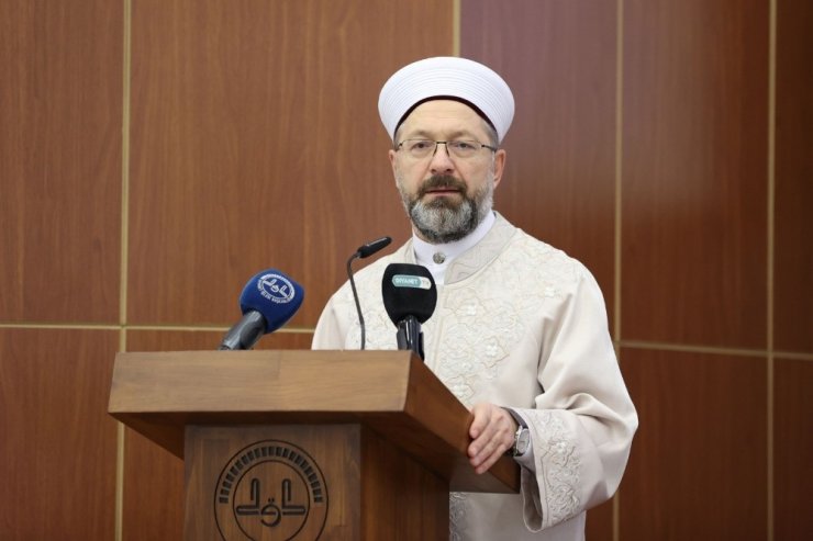 Diyanet İşleri Başkanı Erbaş: “Teşkilatımız salgınla mücadelede sürecin en aktif kurumlarından oldu”