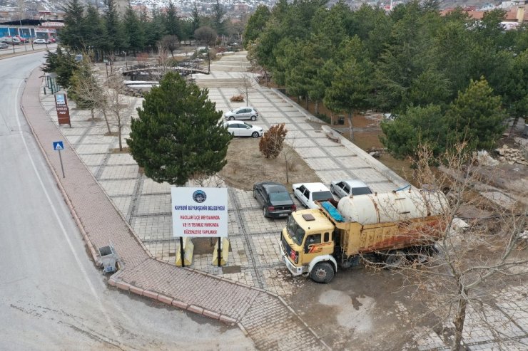 15 Temmuz Şehitler Parkı’nda çalışmalar başladı