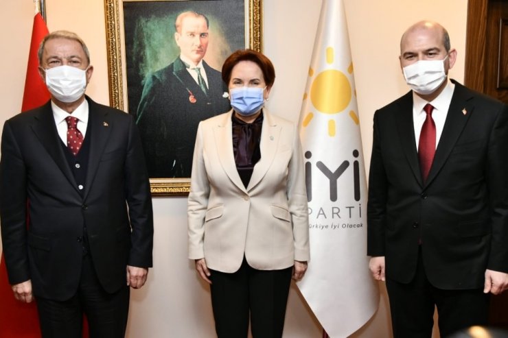 Bakanlar Soylu ve Akar’dan Akşener’e ziyaret