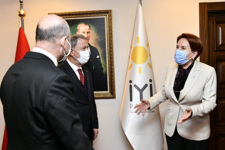 Bakanlar Soylu ve Akar’dan Akşener’e ziyaret