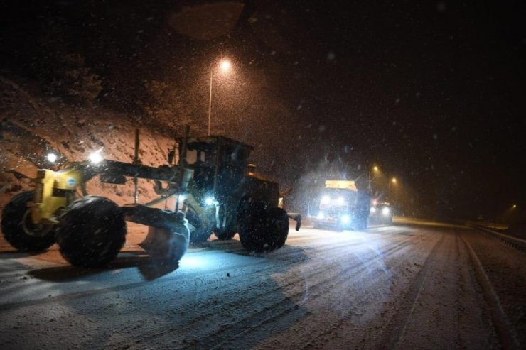 Kayseri’de 125 köy yolu ulaşıma kapandı