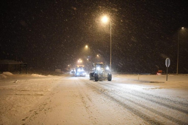 Kayseri’de 125 köy yolu ulaşıma kapandı