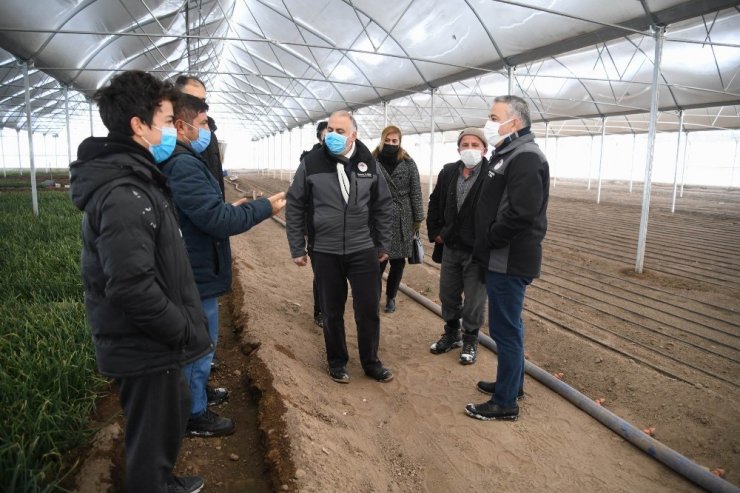 Kayseri’de yeni nesil seralarla üreticiler karlı yatırımlar yapıyor