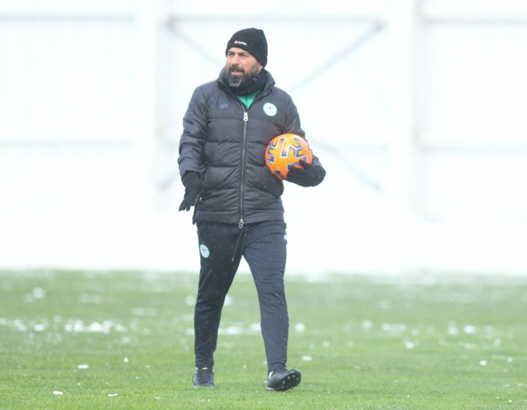 Konyaspor, Yeni Malatyaspor hazırlıklarını sürdürdü