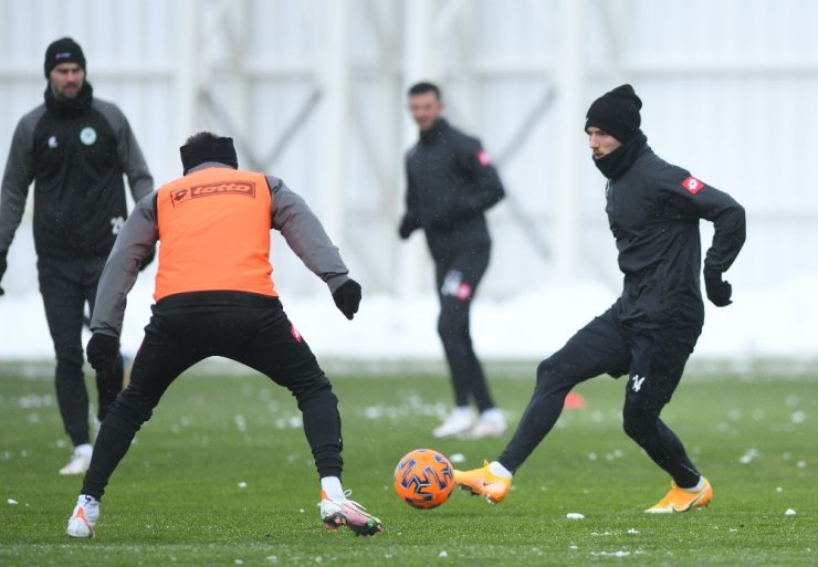 Konyaspor, Yeni Malatyaspor hazırlıklarını sürdürdü