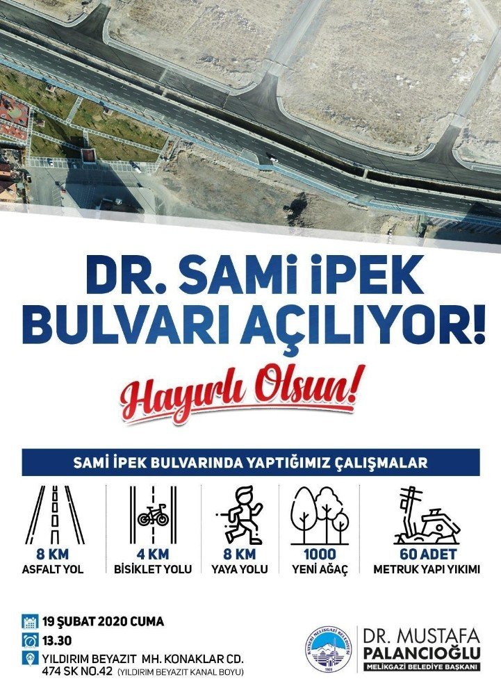 Dr. Sami İpek Yolu açılıyor