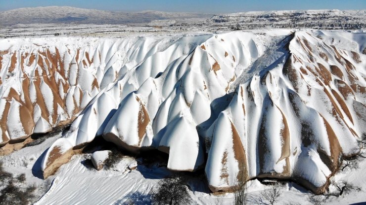 Masal diyarı Kapadokya havadan görüntülendi