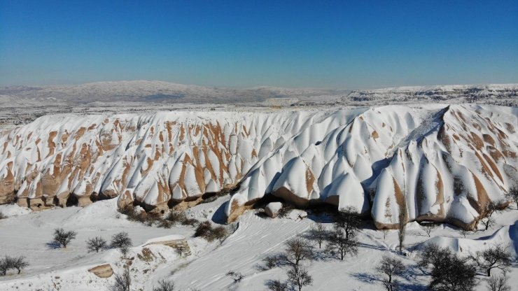 Masal diyarı Kapadokya havadan görüntülendi