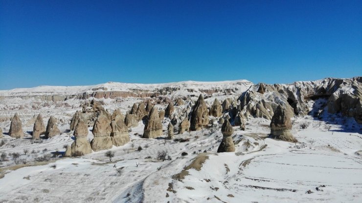 Masal diyarı Kapadokya havadan görüntülendi