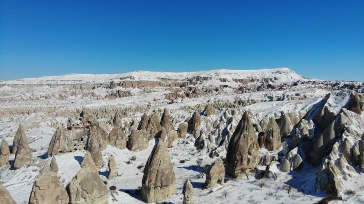 Masal diyarı Kapadokya havadan görüntülendi