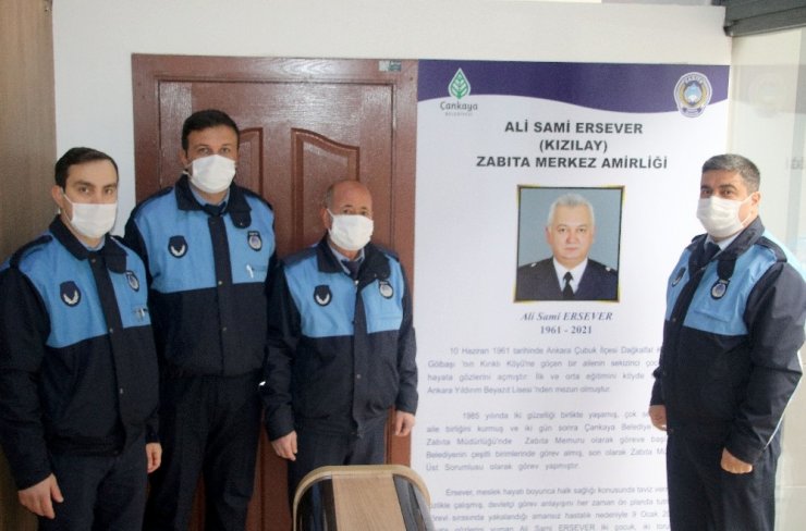 Çankaya Belediyesi zabıta sorumlusunun adını görev yaptığı merkeze verdi