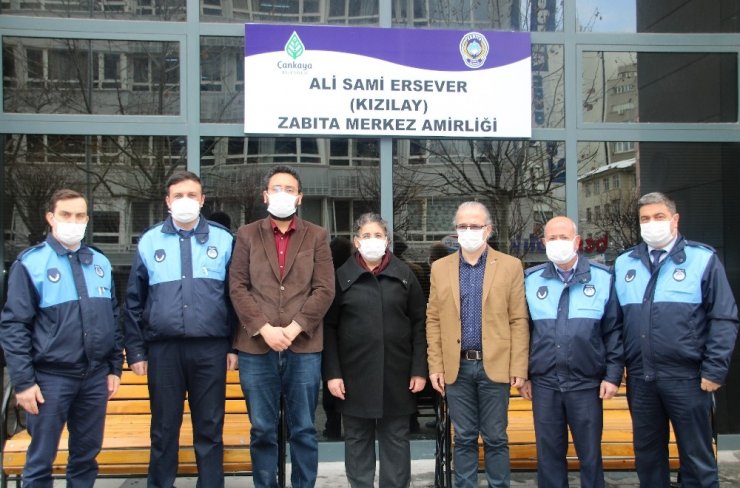 Çankaya Belediyesi zabıta sorumlusunun adını görev yaptığı merkeze verdi