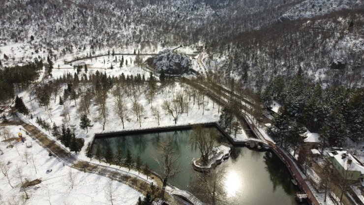 Toroslar’daki Kuğulu Park’ta kısıtlama sessizliği