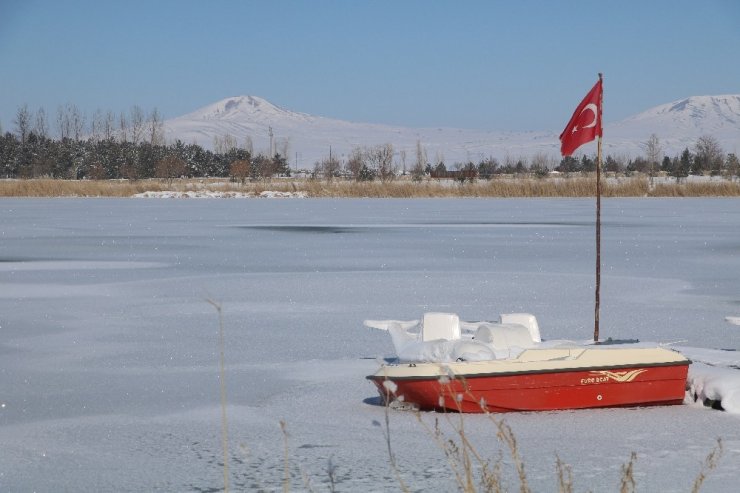 Donan gölde balık umudu