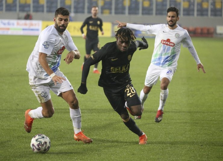 Süper Lig: MKE Ankaragücü: 1 Çaykur Rizespor: 1 (Maç sonucu)