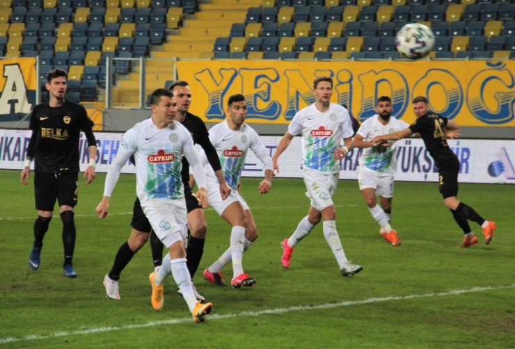 Süper Lig: MKE Ankaragücü: 1 Çaykur Rizespor: 1 (Maç sonucu)