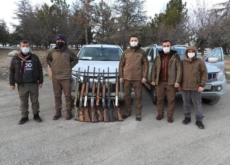 Yasadışı avlanan 17 kişi hakkında işlem yapıldı