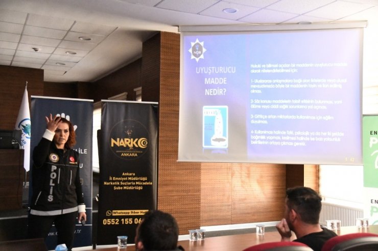 Pursaklar’da belediye personeline madde bağımlılığı semineri