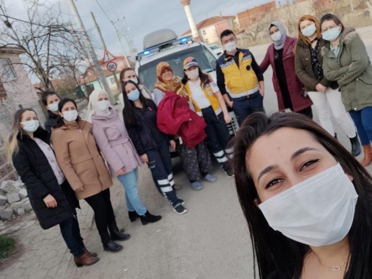 Ambulans sireni bu kez Elif’in mutluluğu için çaldı