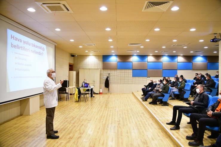 Mamak’ta belediye personeline iş sağlığı ve güvenliği semineri