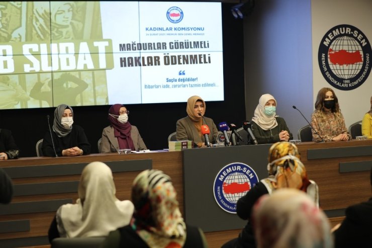 Memur-Sen Kadınlar Komisyonu Başkanı Aydın: “Millete ayar vermek isteyenlere gerçek ayarı millet verdi”