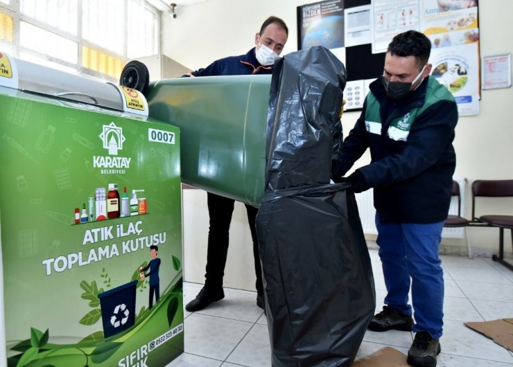 Karatay’da Belediyesi 6 ayda 1,5 ton atık ilaç topladı