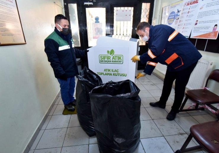 Karatay’da Belediyesi 6 ayda 1,5 ton atık ilaç topladı