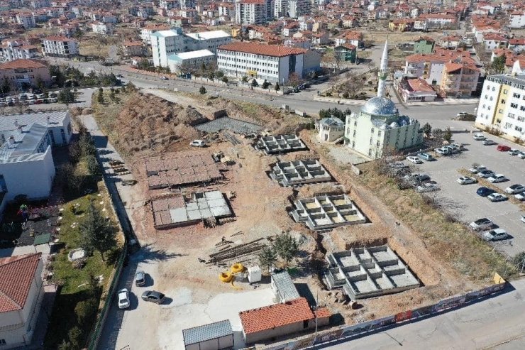 Aksaray’da Sevgi Evleri Projesinde inşaat çalışmaları hızla devam ediyor