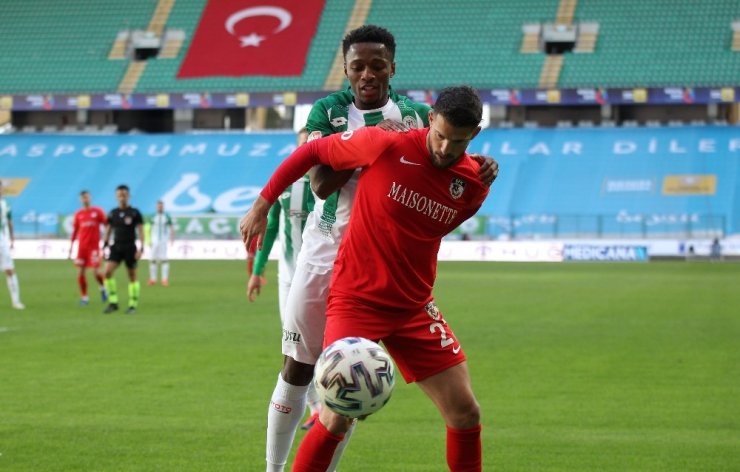 Süper Lig: Konyaspor: 0 - Gaziantep FK: 0 (İlk yarı)