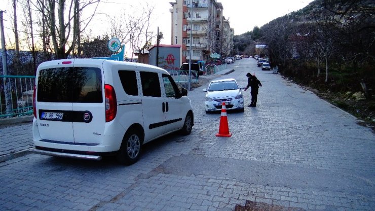 Karantina süresi biten Ermenek’te, kontroller devam ediyor