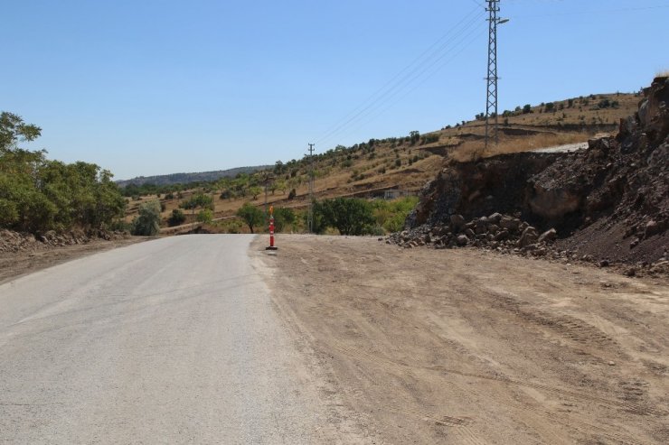 Hisarcık Hacılar yolu çalışmaları sürüyor