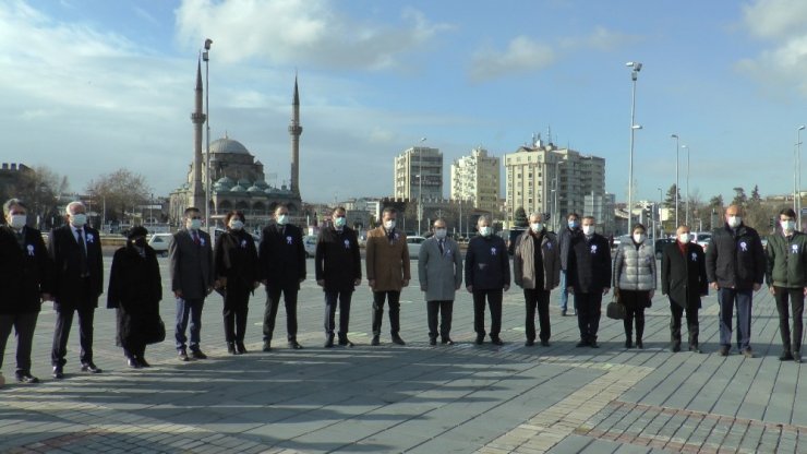 Kayseri’de ‘Muhasebe Haftası’ nedeni ile çelenk koyma töreni yapıldı