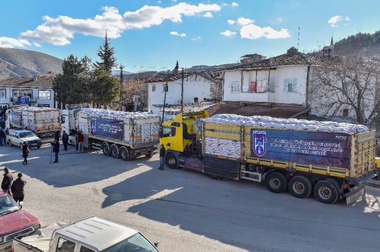 Ankara Büyükşehir Belediyesi nohut tohumu desteğini başlattı