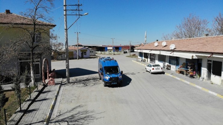 Kırmızı kategorideki Aksaray’da karantinaya alınan beldede güvenlik en üst düzeyde