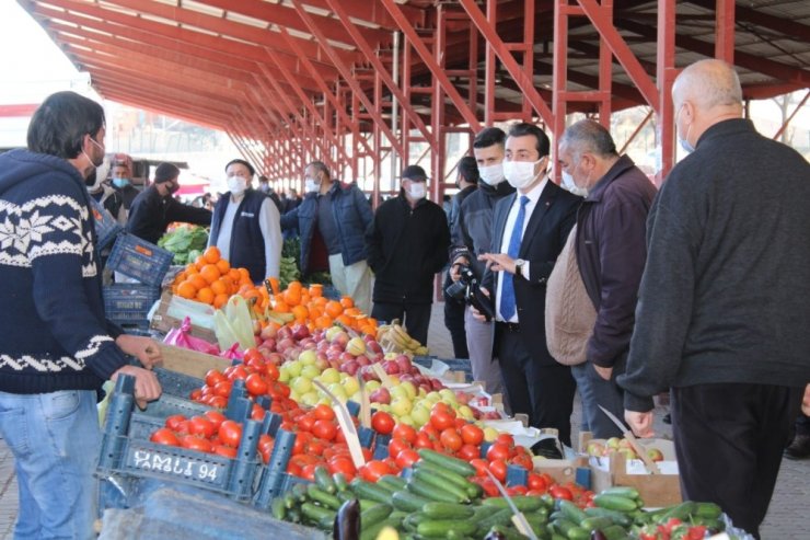 Kaymakam Günlü’den korona virüs denetimi