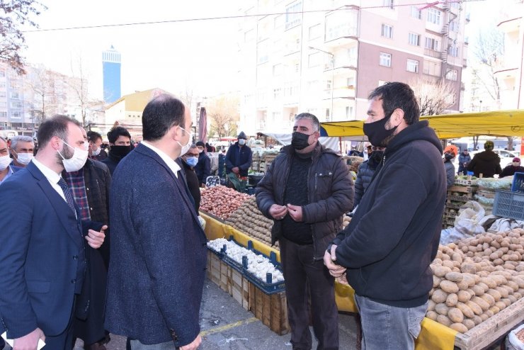 Başkan Altay’dan korona virüs denetimi