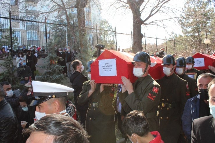 Bitlis şehitleri Ankara’da Cebeci Şehitliği’ne defnedildi