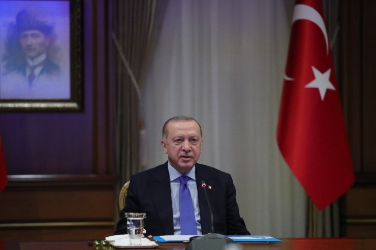 Cumhurbaşkanı Erdoğan, Almanya Başbakanı Merkel ile görüştü