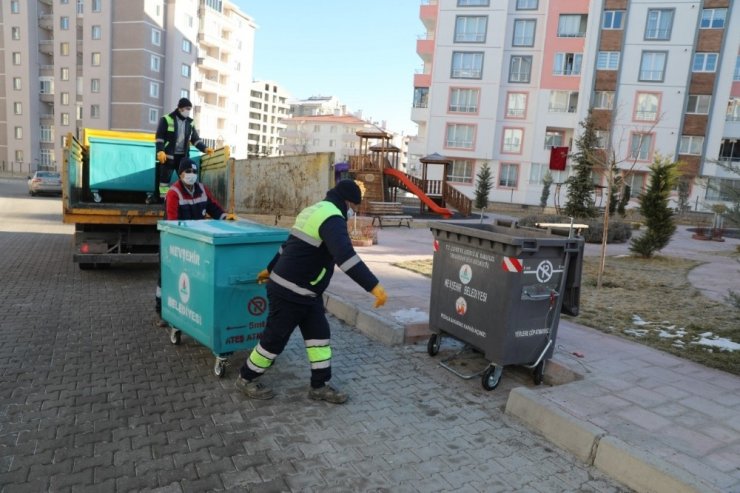 Nevşehir’de 300 çöp konteynerinin dağıtımı tamamlandı